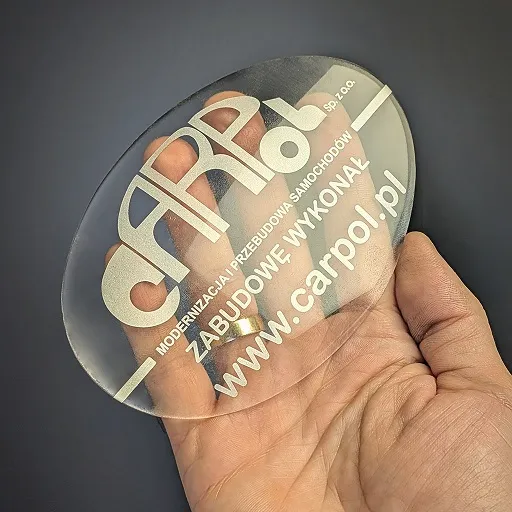 Naklejki transparentne