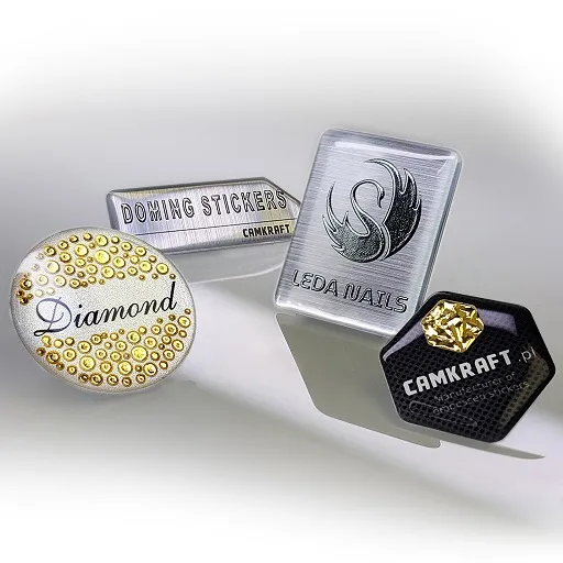 Naklejki żywiczne z tłoczeniem wewnątrz