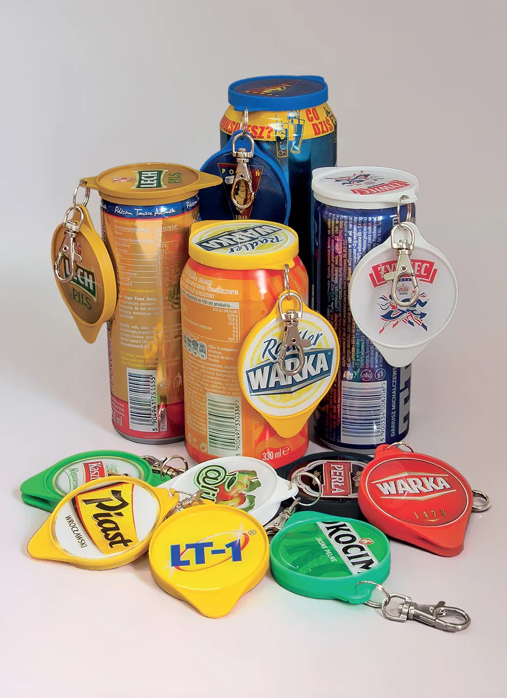 Breloki Zatyczki do puszek