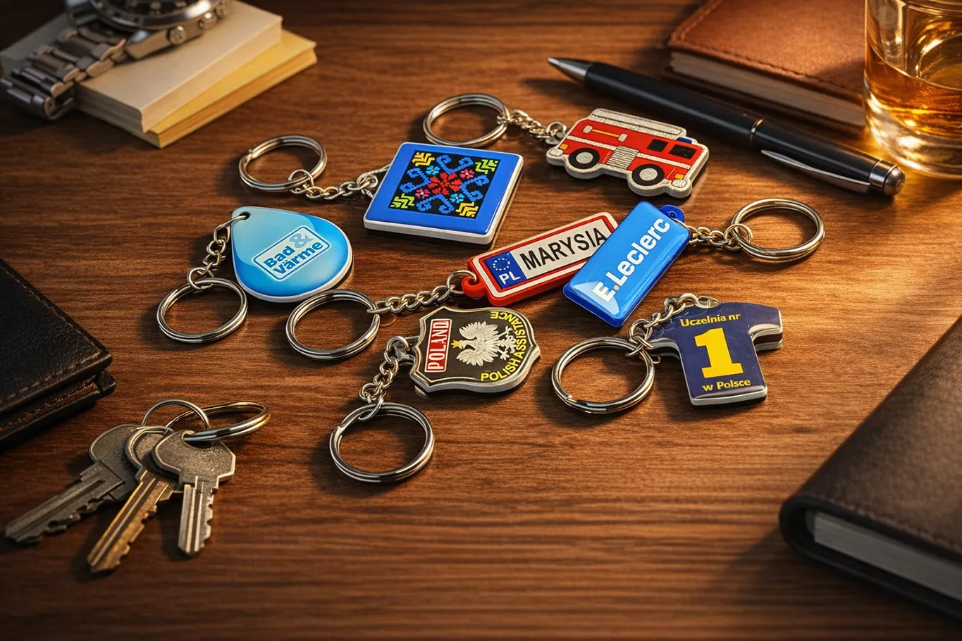 Breloki indywidualne - plastikowe