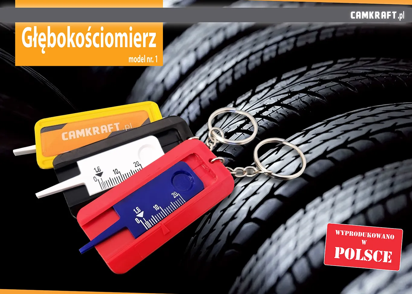 Głębokościomierze do opon
